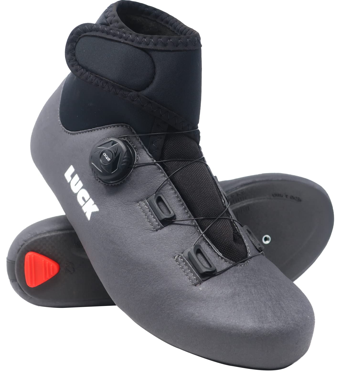 LUCK Fly Horma Ancha, Zapatillas de Ciclismo de Invierno para Carretera, con Suela de Carbono y Goretex.