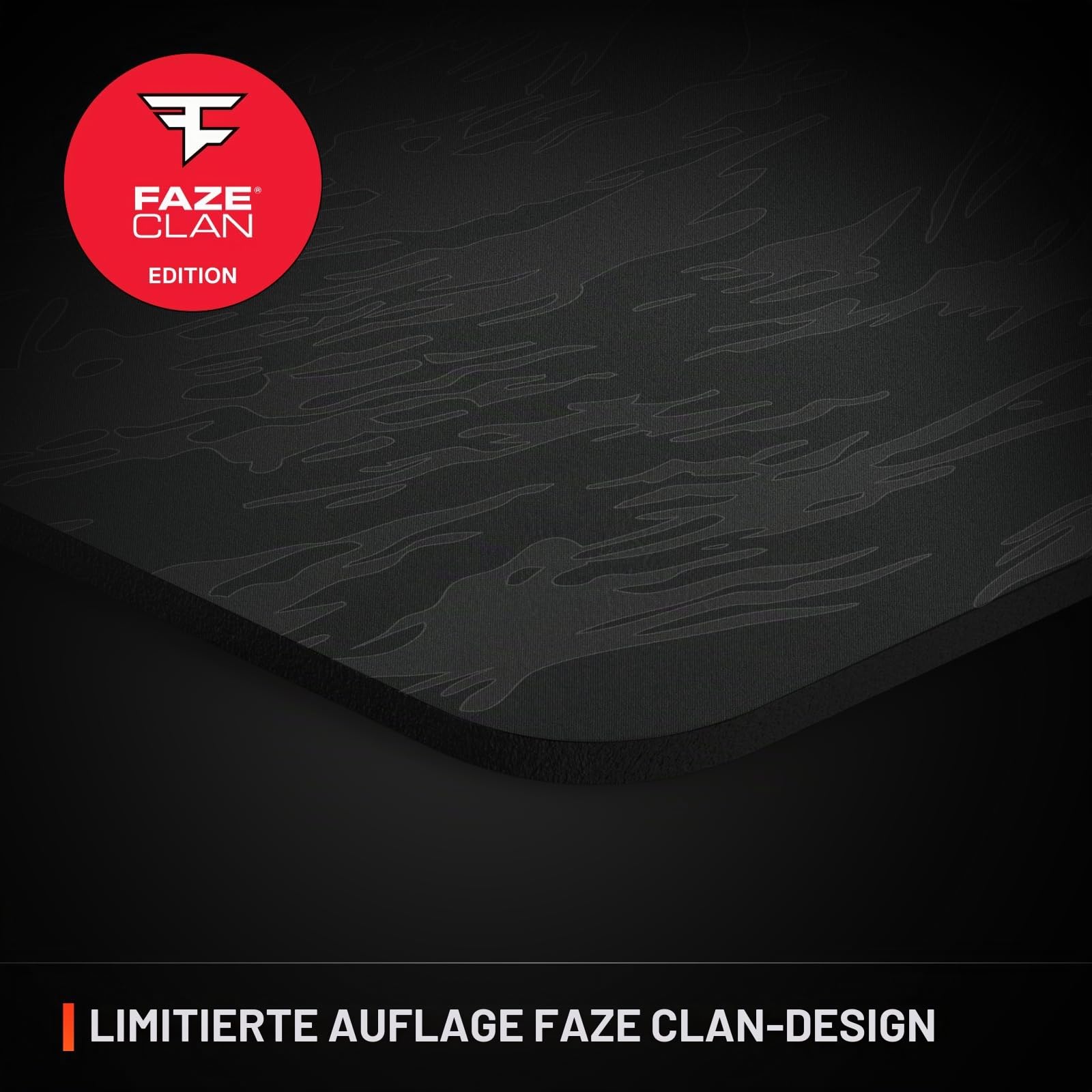SteelSeries QcK XXL - Faze Clan Edition - Gaming-Mauspad - XXL-Format und Dickes Material - Perfekt für den gesamten Schreibtisch - Optimiert für Gaming-Sensoren