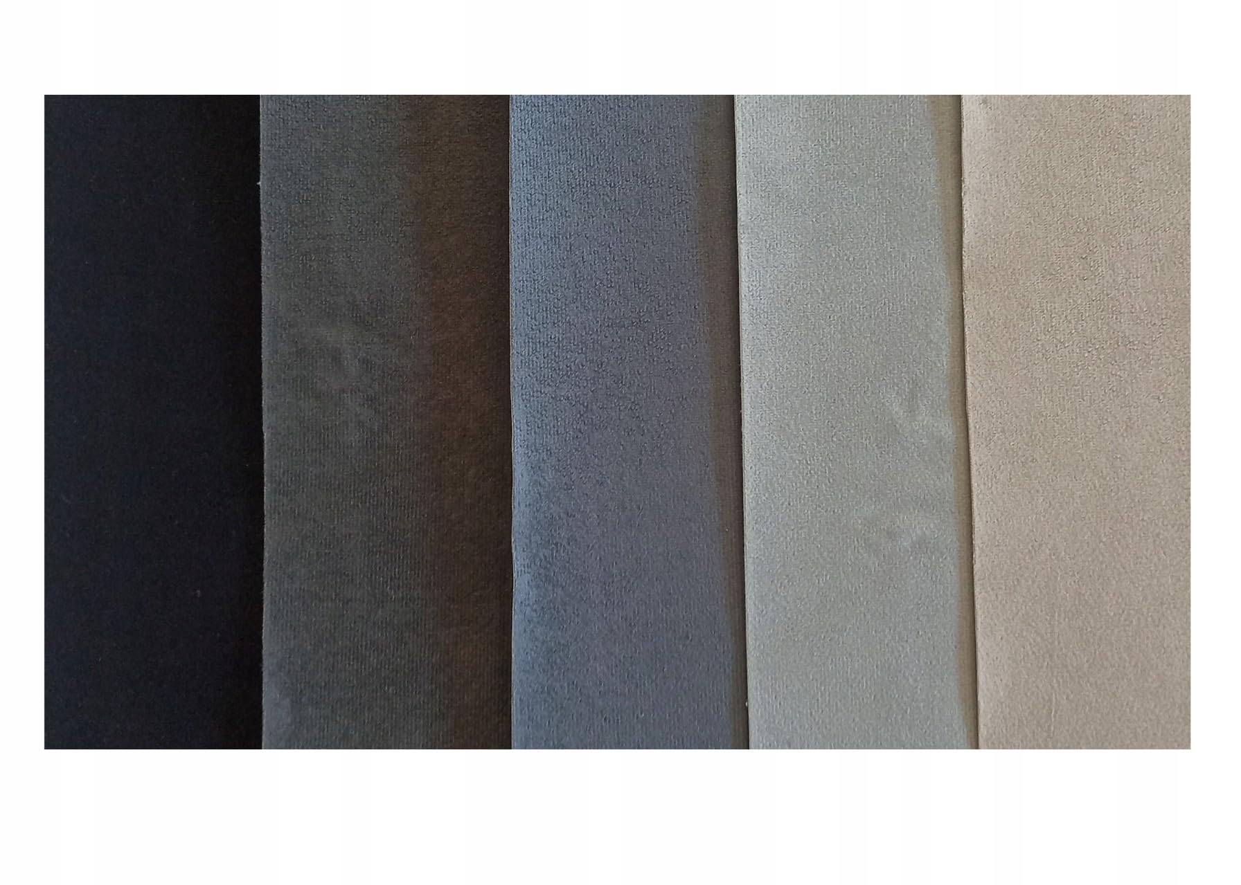 TAPHICEROS Tela de Terciopelo Autoadhesiva, Gris, 500cm x 140cm, Vendida por Metro de Tela de Microfibra, Material Decorativo, Aspecto Artificial Imitación de Ante para Cortinas, Muebles, Bricolaje