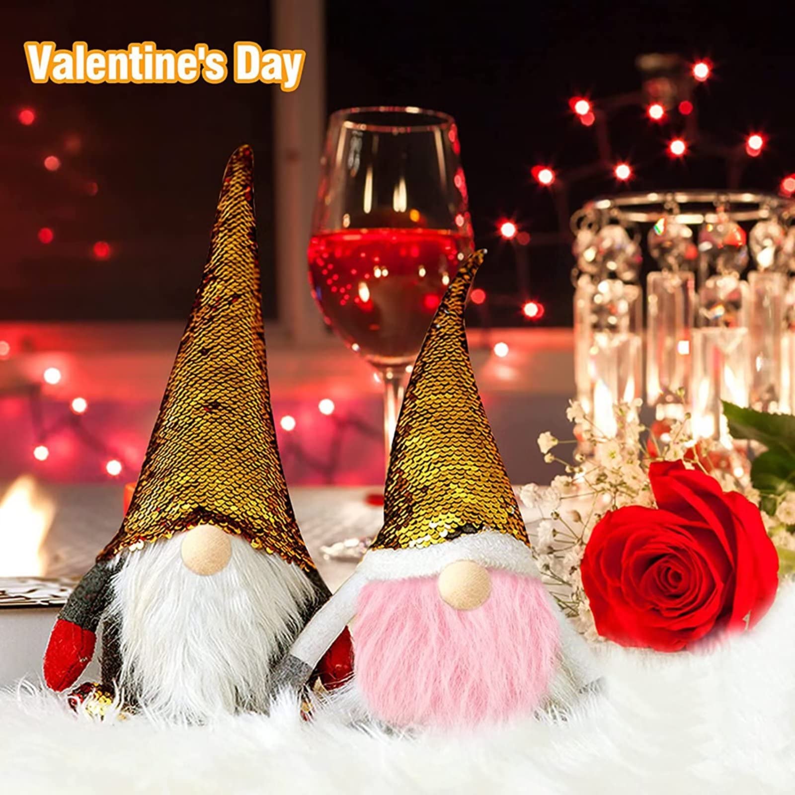 Runrayay 12 Barbe De GNOME Prédécoupée Pour L'Artisanat, Tissu En