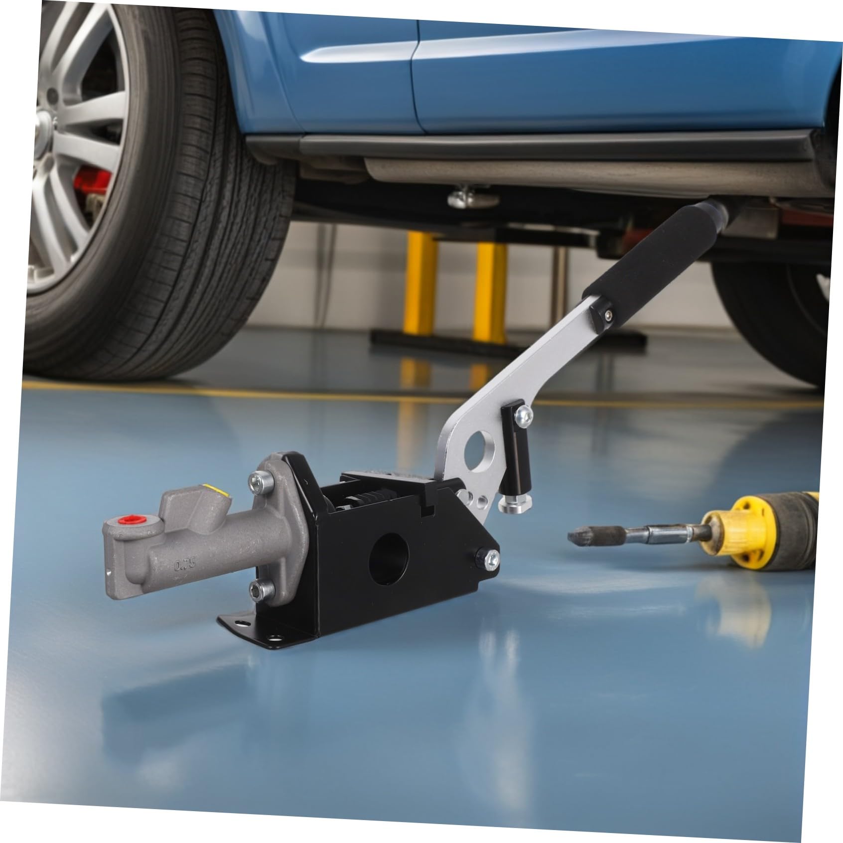 Palanca de Freno Hidráulico de Mano para Coche de Competición y Drift, con Sistema Hidráulico y Material de Aleación de Aluminio Negro Resistente Color Aleatorio