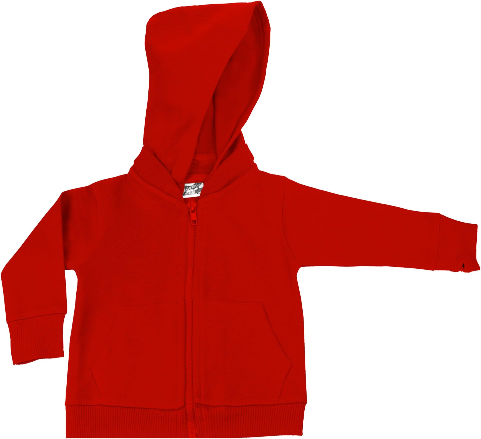 Red Signature Zip Up Hoodie w/Detachable Hood