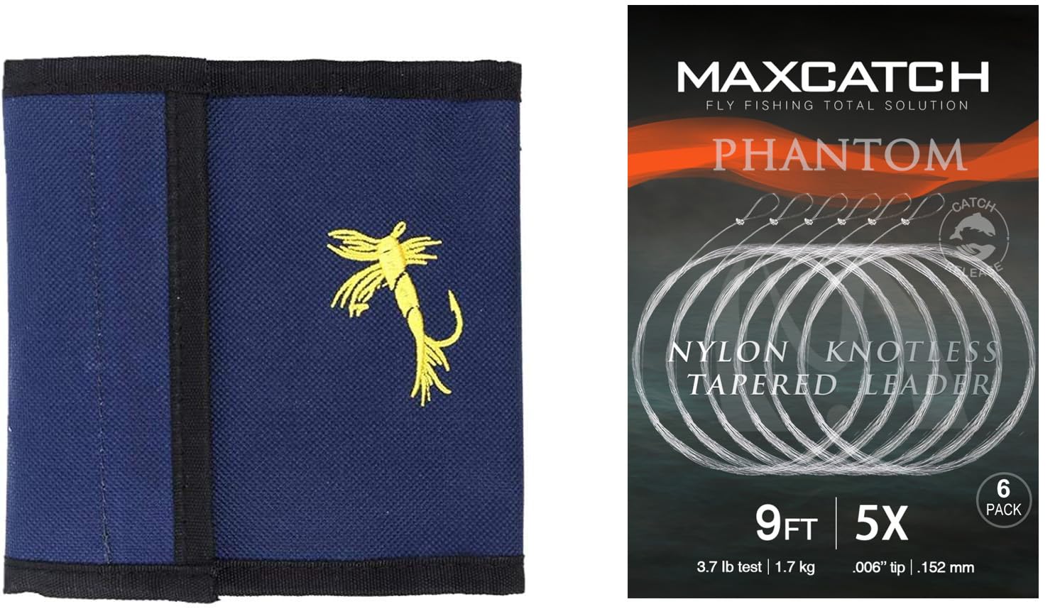 Maxcatch Flat Butt Tapered Leader 9ft/15ft 3X/4X/5X/6X Fly Fishing Leader Line e