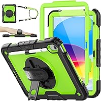 Vista 23 de Funda SEYMAC stock para iPad (A16) de 11ª/10ª Generación 11''/10.9'' 2025/2022, Funda de Protección Completa contra Caídas con Protector de Pantalla