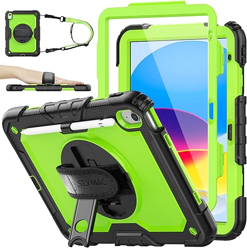 Miniatura 95 de SEYMAC stock Funda para iPad (A16) de 11ª/10ª generación de 11/10.9 pulgadas 2025/2022, funda de protección contra caídas de cuerpo completo