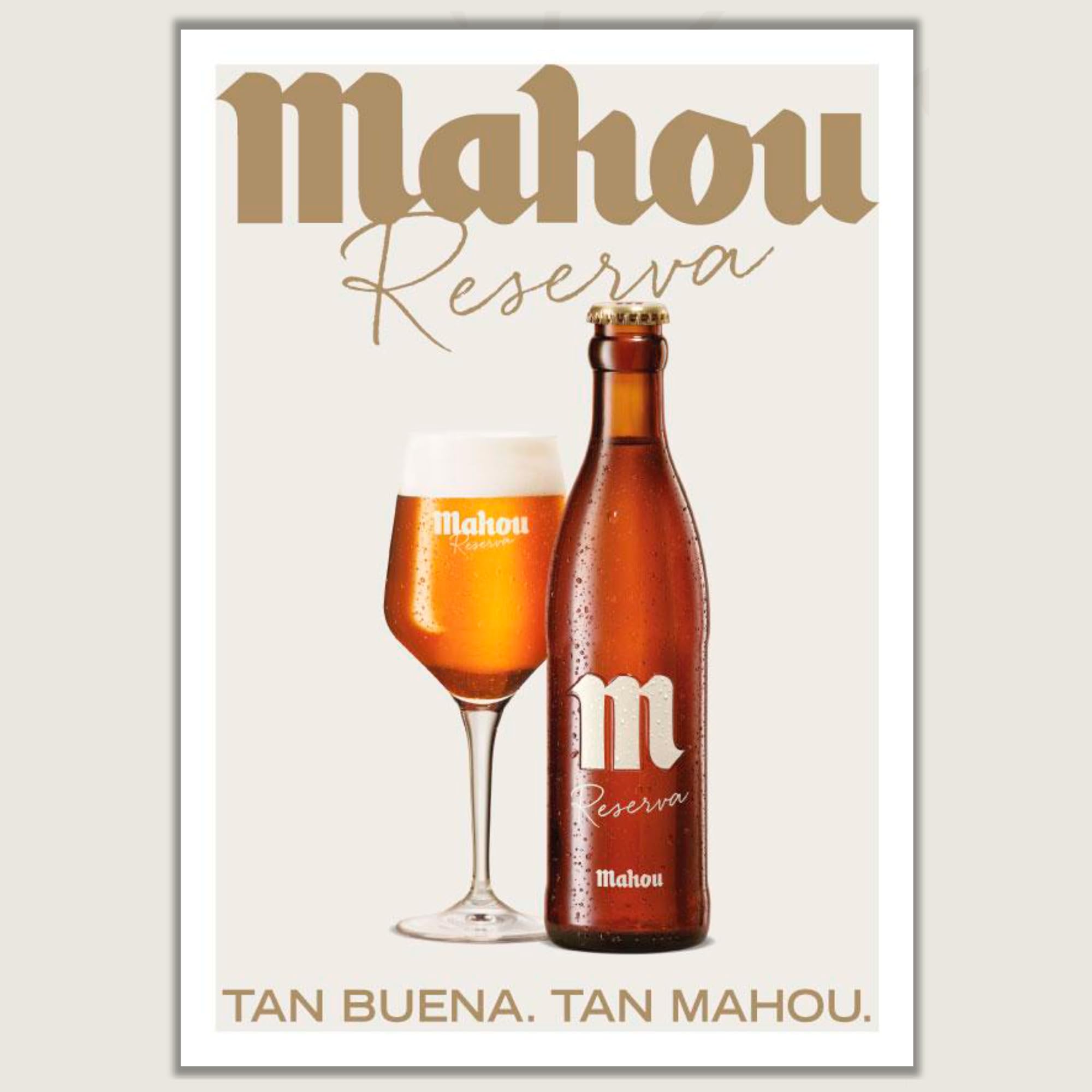 Mahou Reserva Cerveza, Pack 24 Botellas 33 cl - 6,3% Vol con Cuerpo y un Toque Intenso