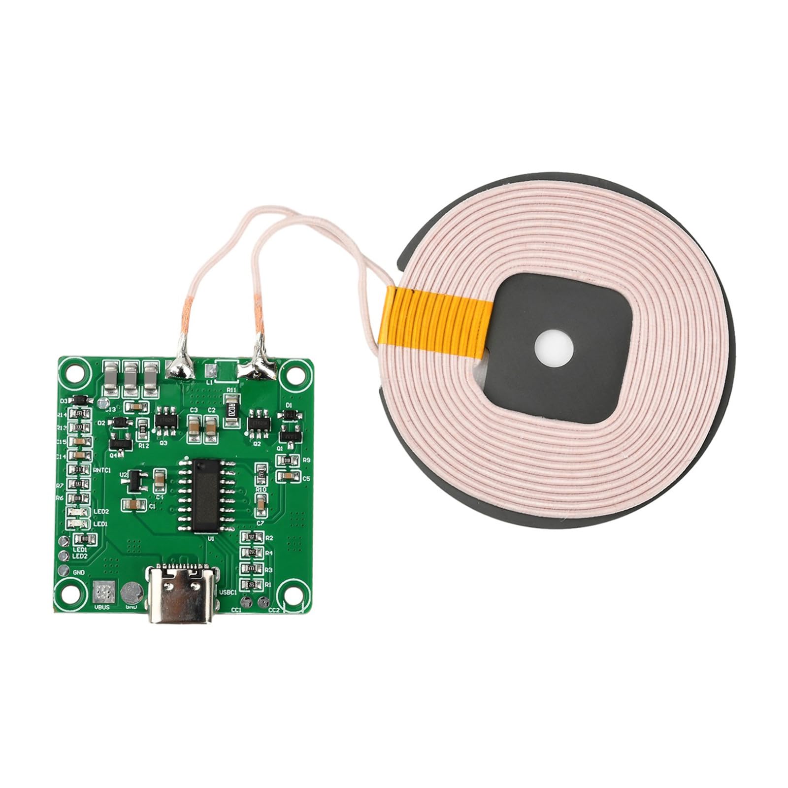 15W Wireless Charging Module 10MM Transmitter Fast Charging Pad for Smartphones with Universally Compatibility and Safet