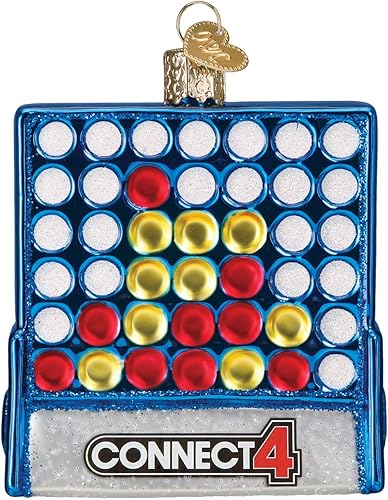 Miniatura 7 de Old World Christmas Adornos Hasbro Lincoln Troncos de vidrio soplado Adornos para árbol de Navidad