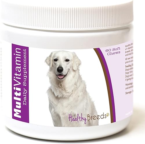 Miniatura 53 de Healthy Breeds Multivitamínico siberiano Husky para perros, suplemento diario recomendado por veterinarios, sabor a tocino, 60 masticables suaves