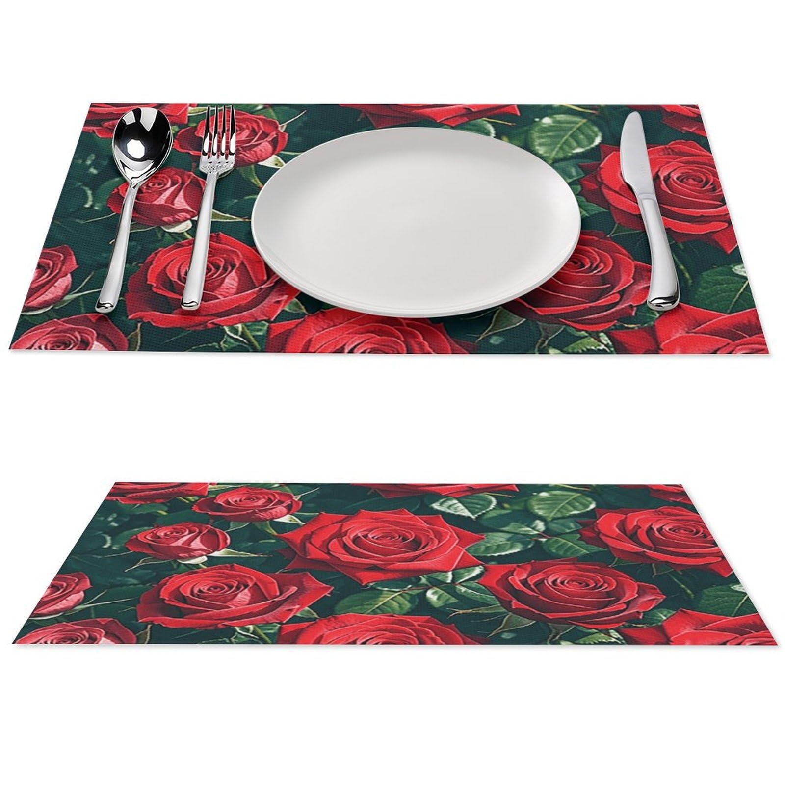 Sets de table imprimé romantique pour embellir votre terrasse et cuisine