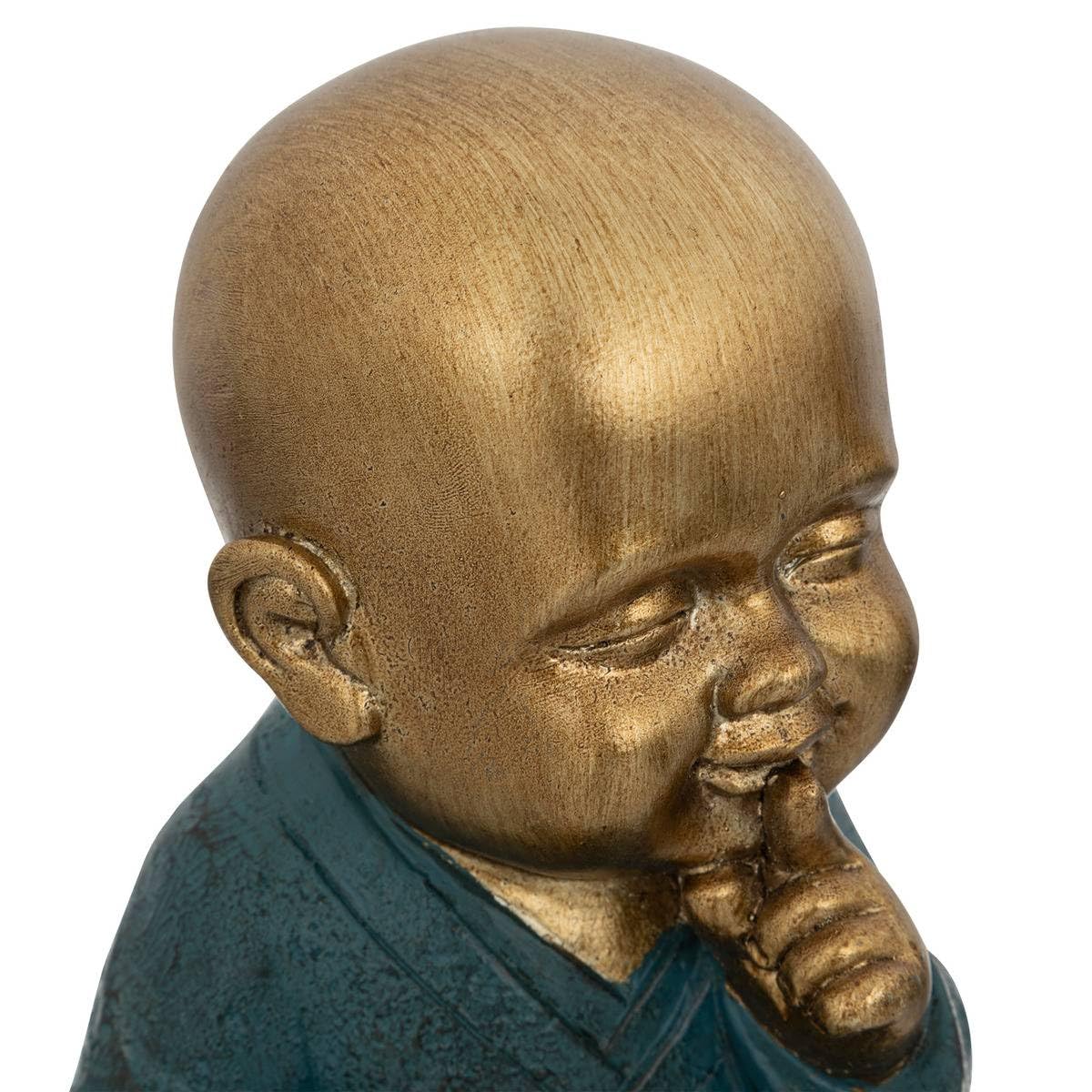 Set de 3 Statues Bouddha Sagesse H 21 cm - Atmosphera