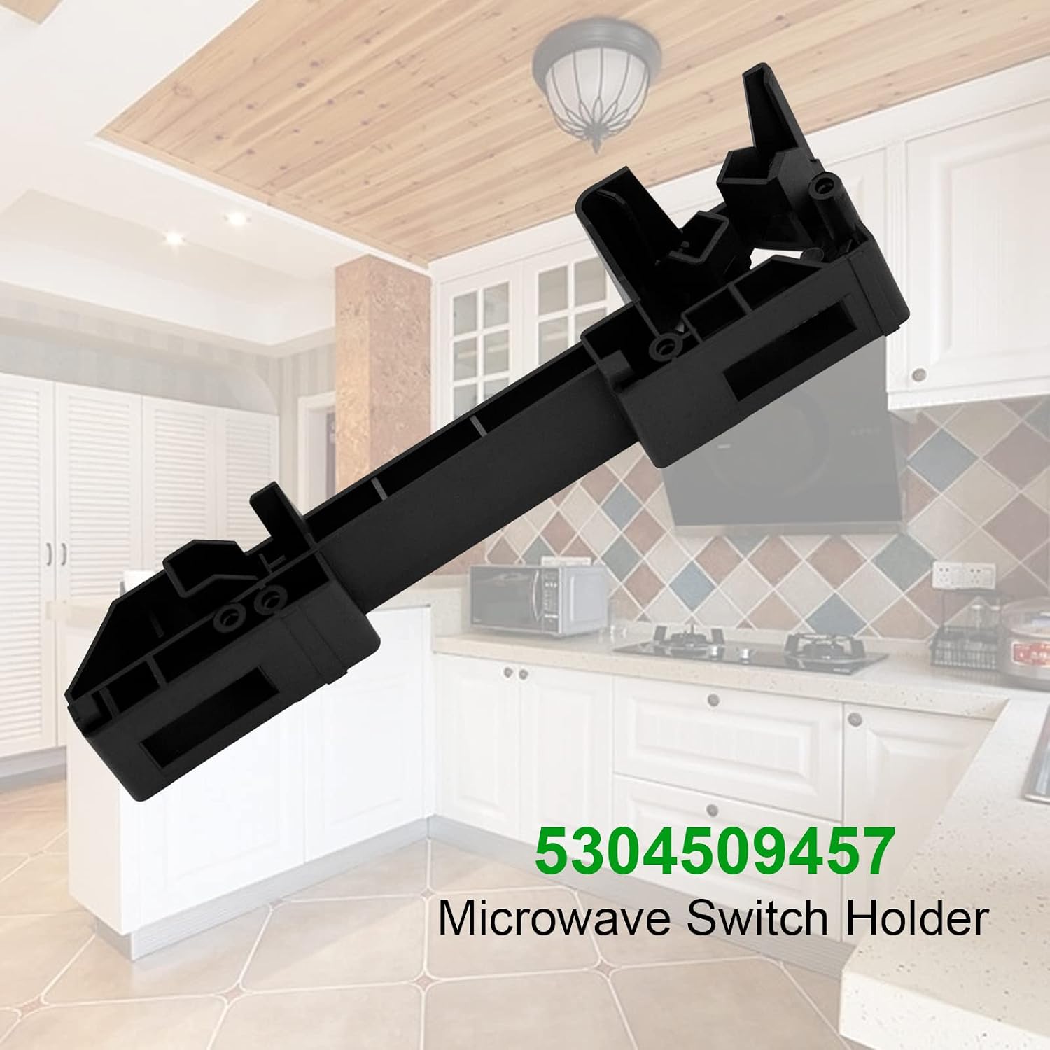 5304509457 / AP6230612 Microwave Switch Holder，Latch Body ，Latch Hook for Frigidaire Kenmore Electrolux Microwave Oven Replaces 5304464096, 5304499580