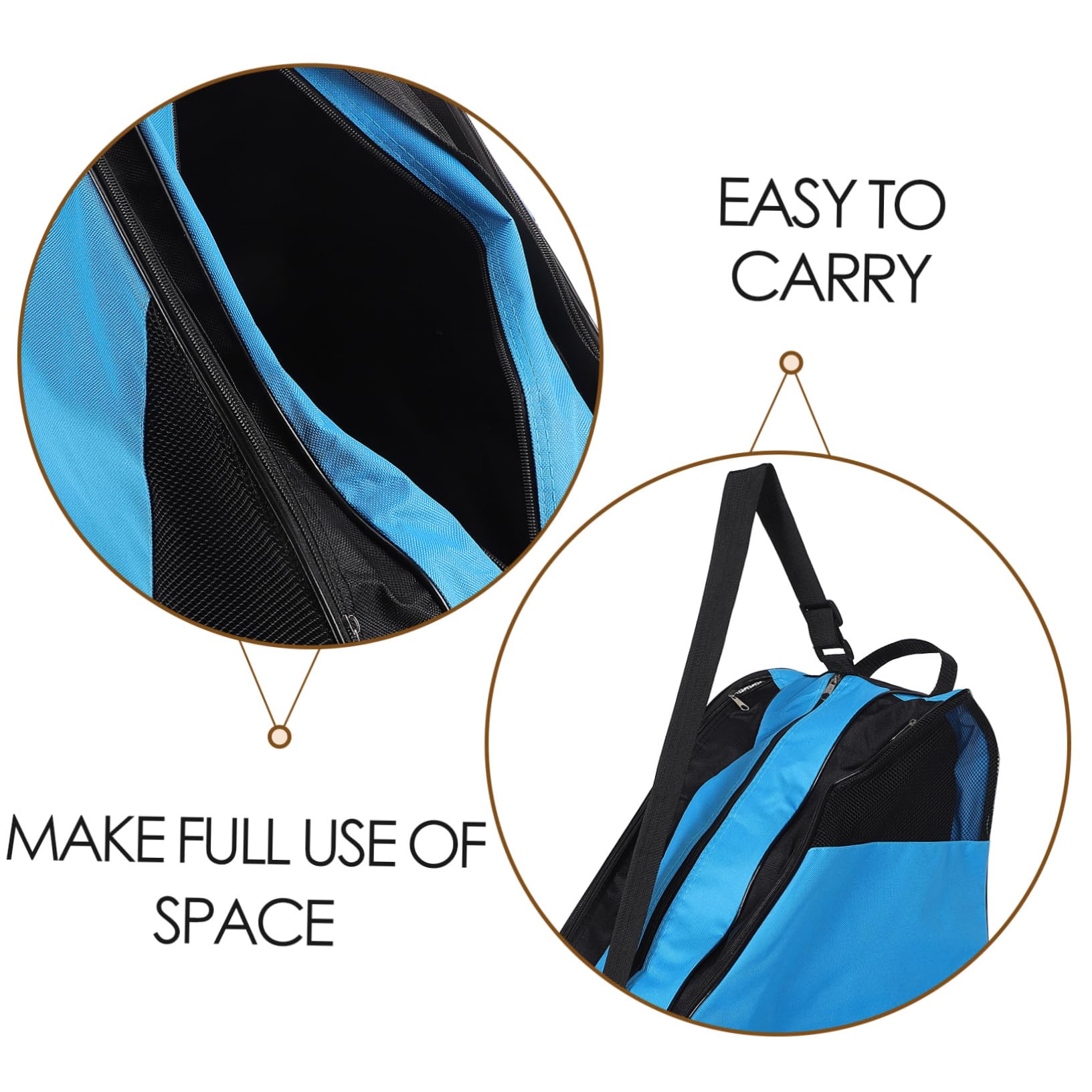 TOYANDONA Er Borsa Per Pattini Er Borsa A Tracolla Er Borsa Per Pattini Er Back Borsa Per Pattini Borsa Per Riporre Scarpe Da Pattinaggio Schienale In Er Accessori Borsa Per