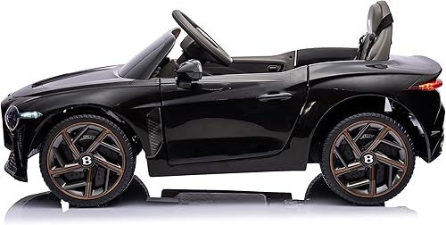 Miniatura 4 de Bentley Bacalar - Auto de juguete para niños con licencia de 12 V, recargable, 4 ruedas, con control remoto parental, pedal de pie, 2 velocidades,