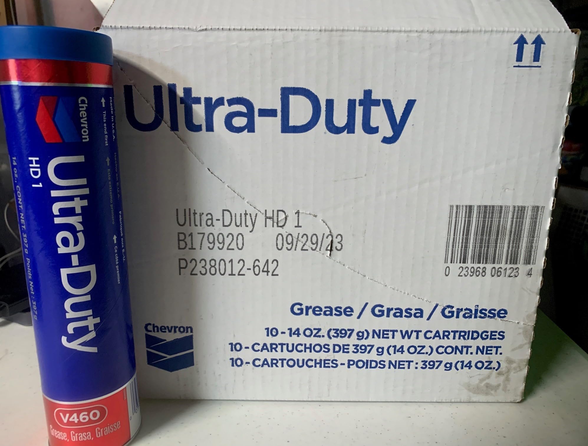 Chevron Ultra Duty HD 1 (Box of 10 x 14oz Cartridges)