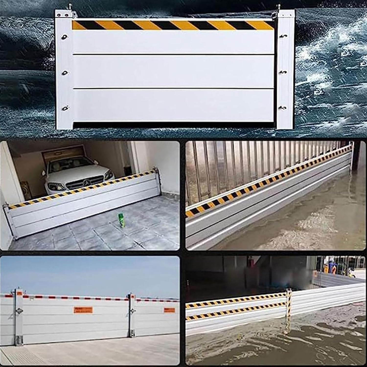 Flood Protection Barrier, Exterior Garage Doors Flood Protection Barrier, for Garage, Basement, Front Door, Driveway (Color : 120 * 40cm/47.2 * 15.8in)