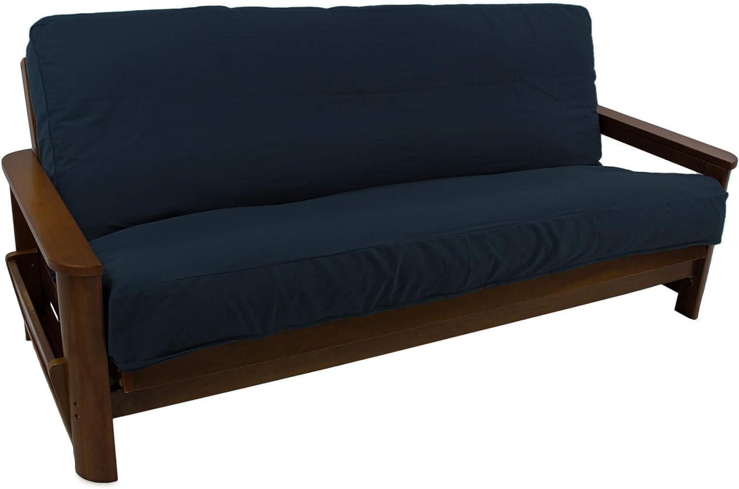 Blazing Needles Solid Twill 8 to 9-inch Full Futon Cover