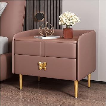 Night Stand Country Farmhouse Nightstand Wooden Cabinet Drawer Organizer Bedroom Platform Bed Shelf Ladies Men Tray Tissue Holder Nightstand Bedside TablesD