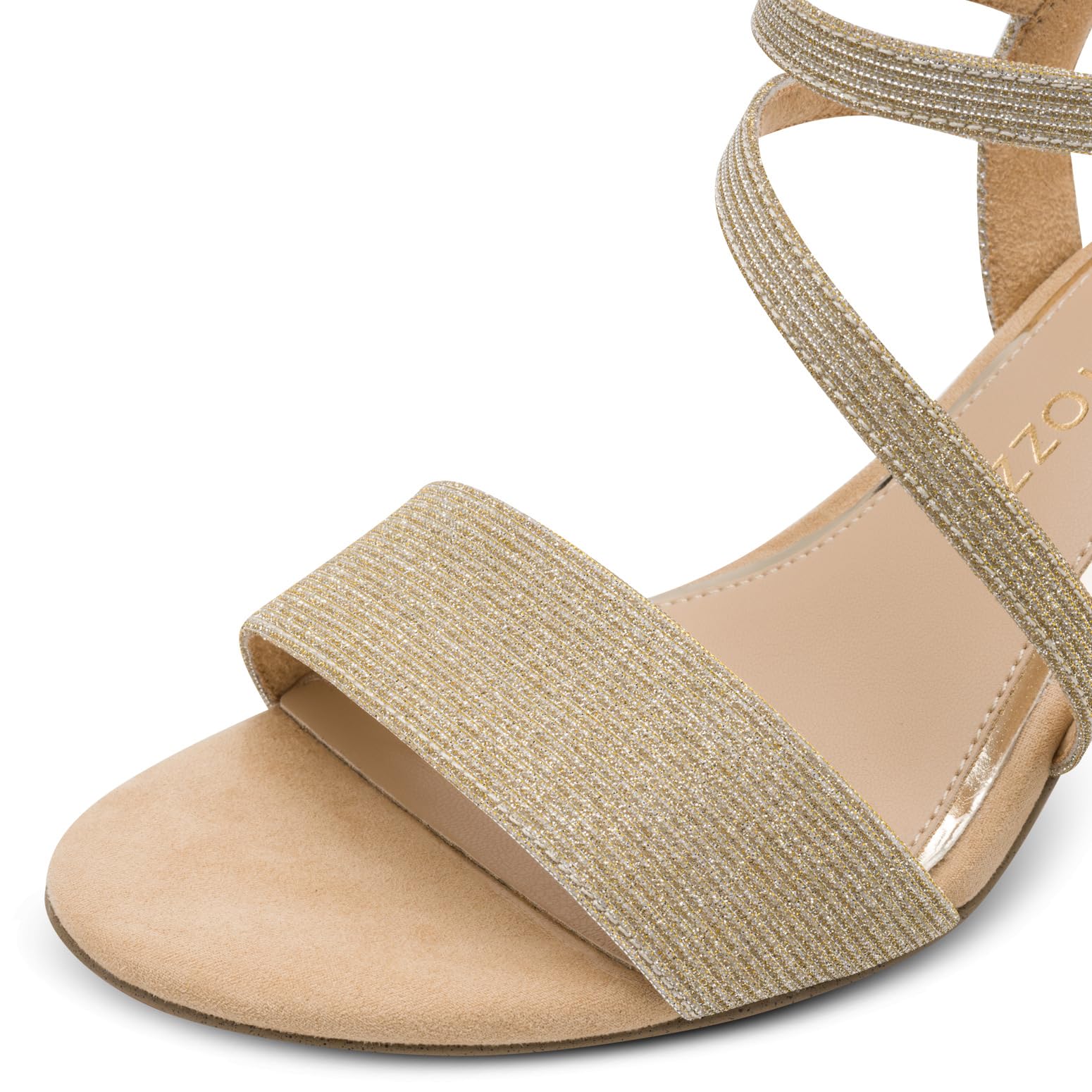 MARCO TOZZI Damen Sandale weiches Feel Me Fußbett Vegan weiches Innenfutter Modern