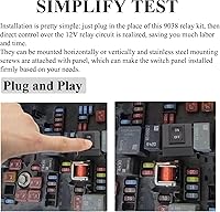Vista 3 de Probador de relé 9038, herramienta de escaneo de diagnóstico 9038, kit de interruptor maestro de derivación de la bomba de combustible, repuesto