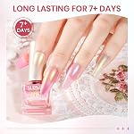 SUPWEE Pearl Nail Polish Set Quick Dry, Mermaid Shell Nail Polish Non Gel Air Fast Drying Fingernail Lacquer Manicure DIY Salon Gift