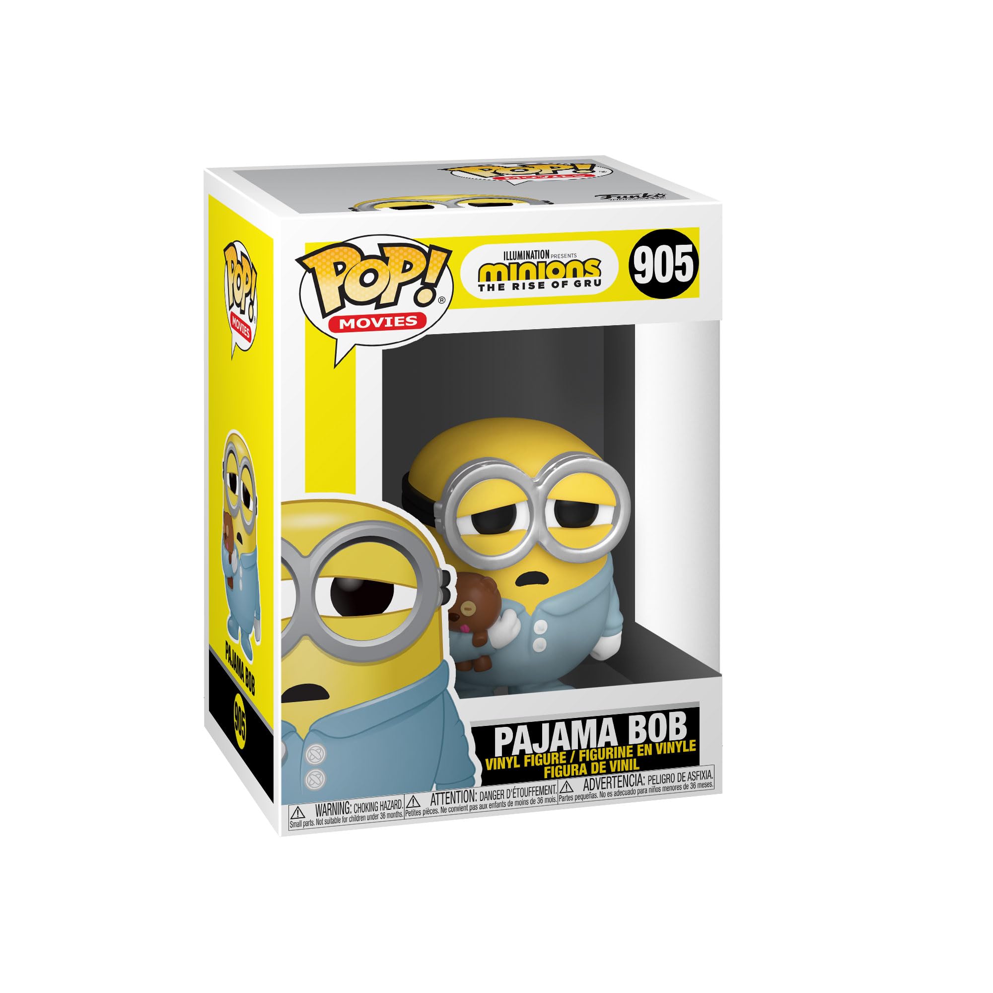 FUNKO POP! MOVIES: Minions 2 - Pajama Bob | 公式商品 - 棚のディスプレイ用収集可能なビニール置物 - ファンやコレクターへの誕生日プレゼントのアイデア