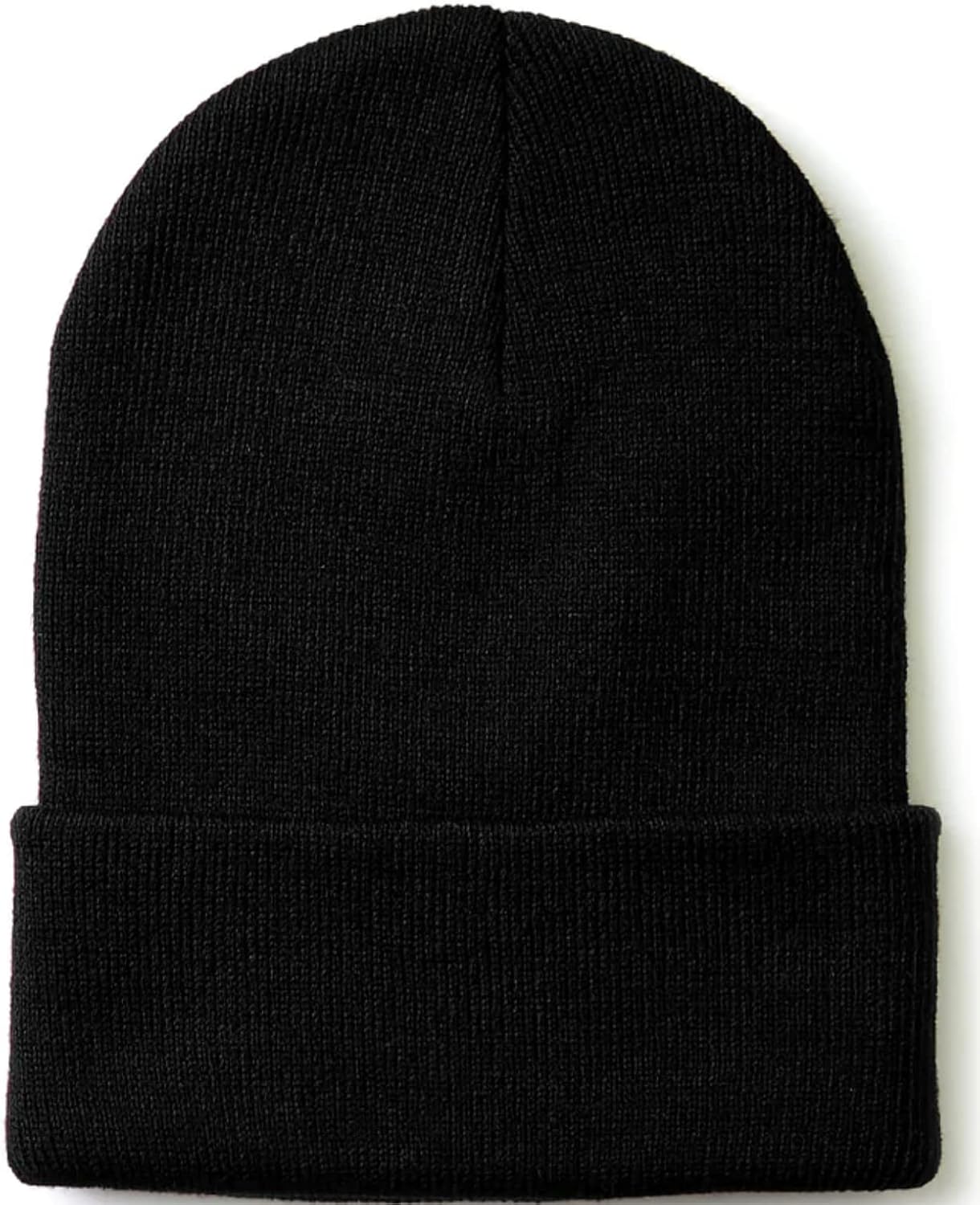 ToBeInStyle Men’s Pack of 6 Double Layered Winter Warm Basic Beanies image 2