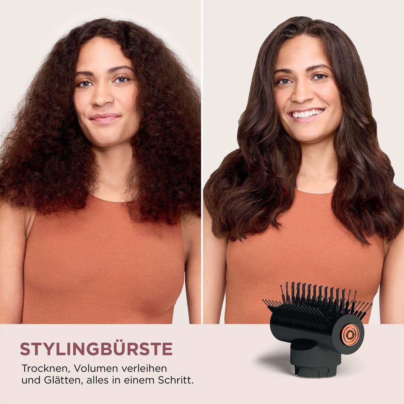 Shark SpeedStyle Hochgeschwindigkeits-Haartrockner-System, kompakt & leistungsstark, Kopfhaut-Schutzmodus, für alle Haartypen, mehrere Styling-Aufsätze