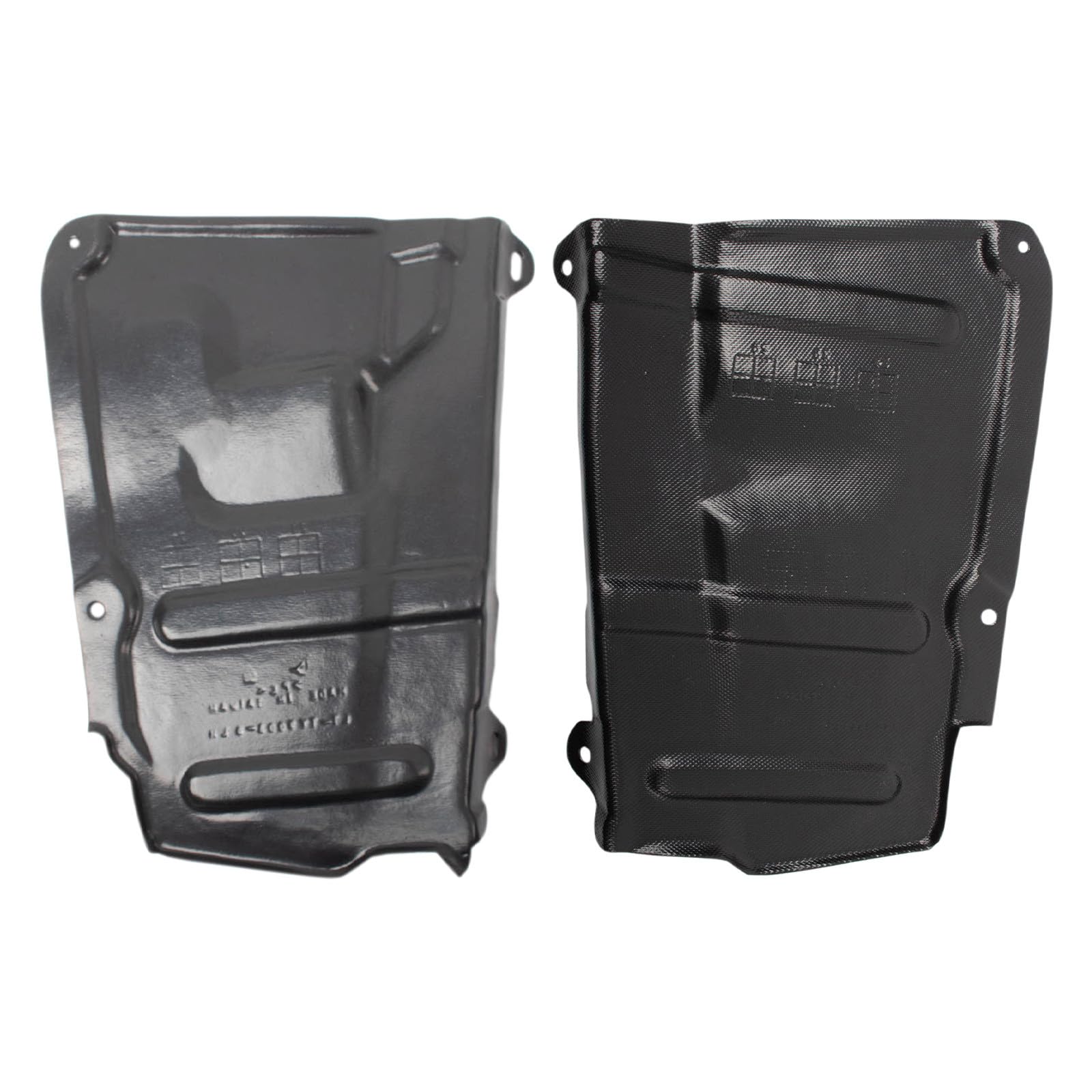 TRQ Engine Splash Shield Driver &amp; Passenger Side Compatible with 2006-2012 Toyota RAV4 TO1228147 TO1228163