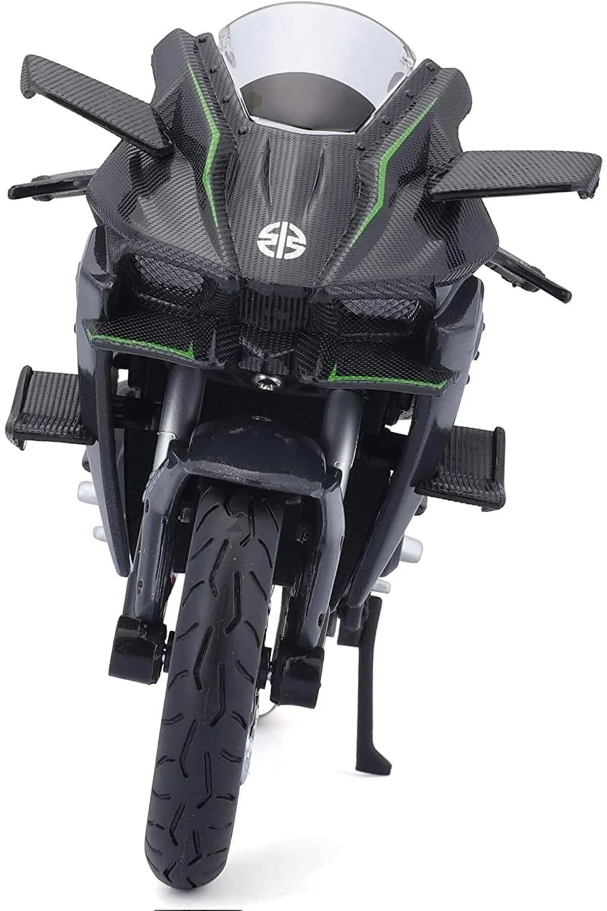 Hot Wheels 2014 KAWASAKİ H2R MAİSTO 1:12 ÖLÇEK (18CM) YEŞİL-SİYAH