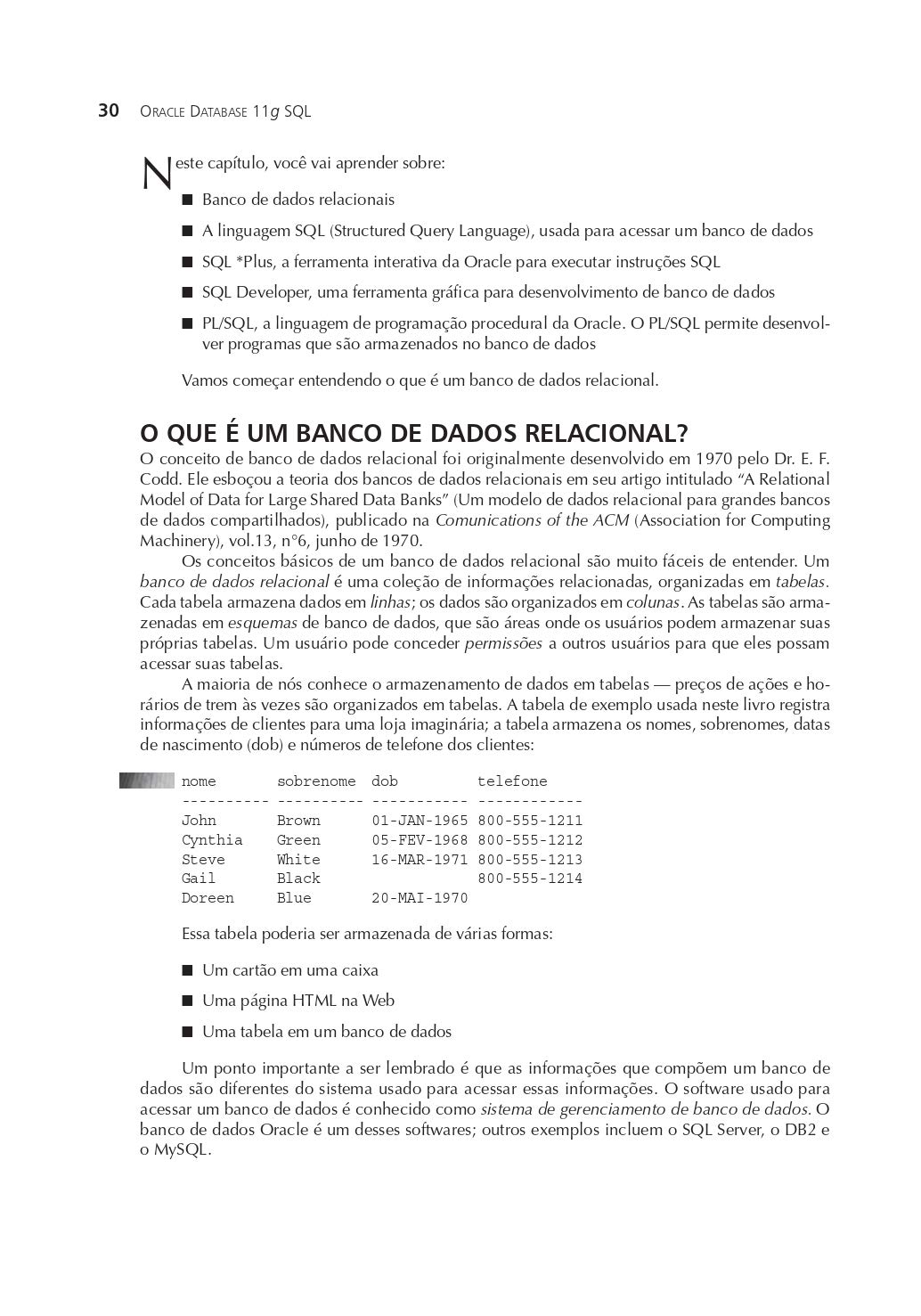 Oracle Database 11G SQL. Domine SQL E PL. SQL No Banco De Dados Oracle (Em Portuguese do Brasil)