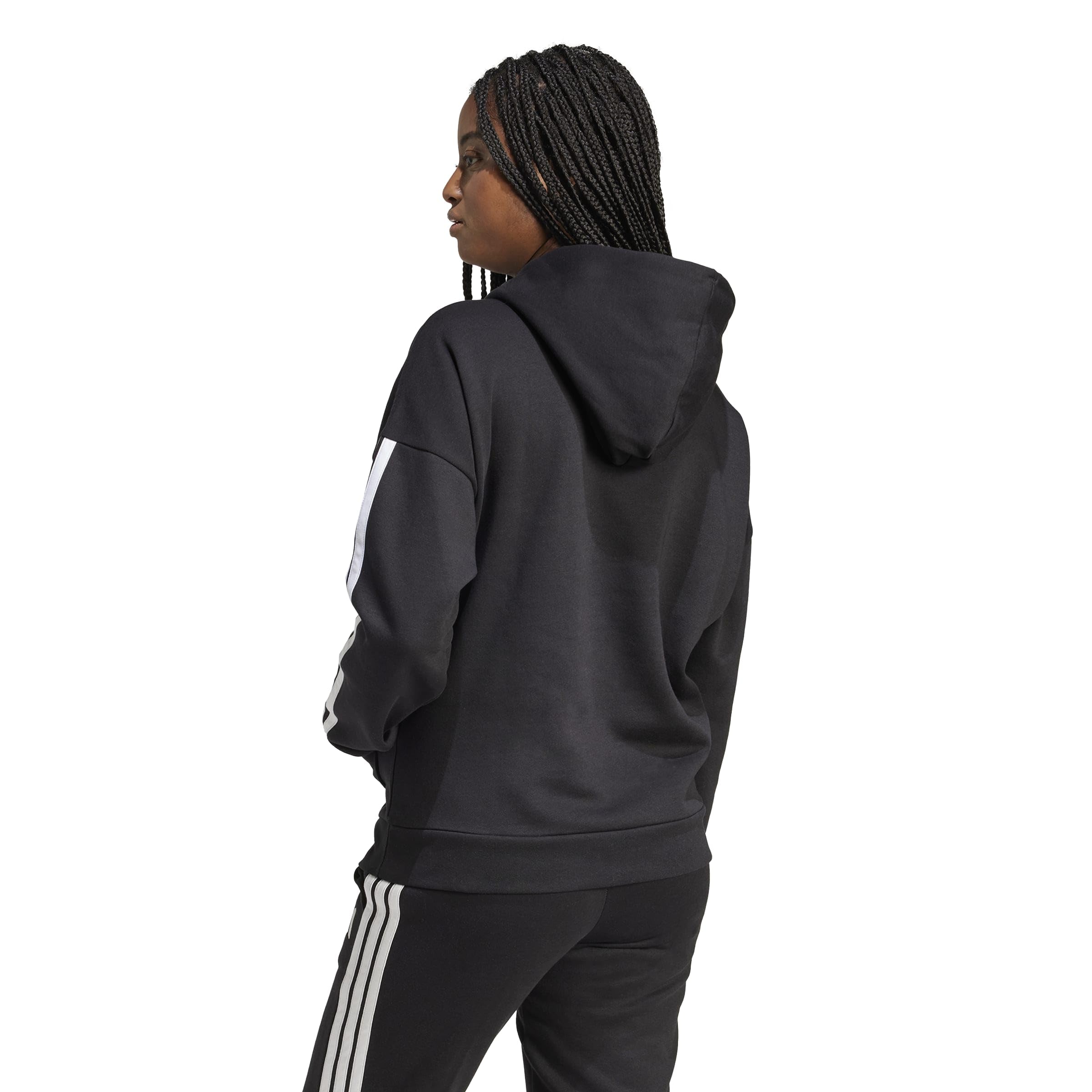 adidas Donna Essentials 3-Stripes Fleece Hoodie