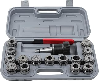 Waltyotur 17-Piece NMTB30 ER40 Collet Set, 1/8“-1” Precision Toolholder Kit, NMTB 30 Taper ER40 Collets for CNC Milling and Turning Machines, High Precision 0.0005"