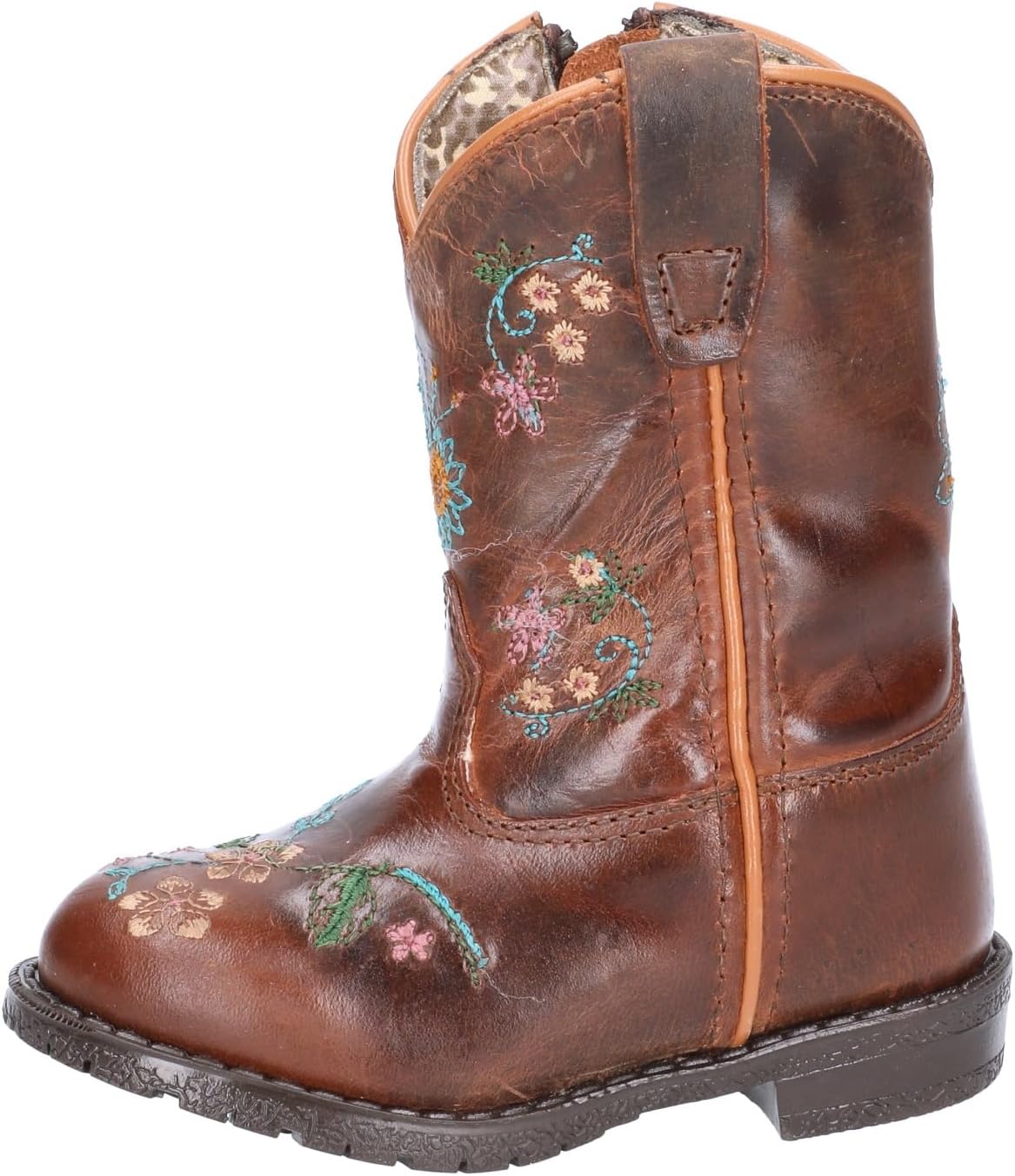 Smoky Mountain Girls Florence Brown Leather Cowboy Boots