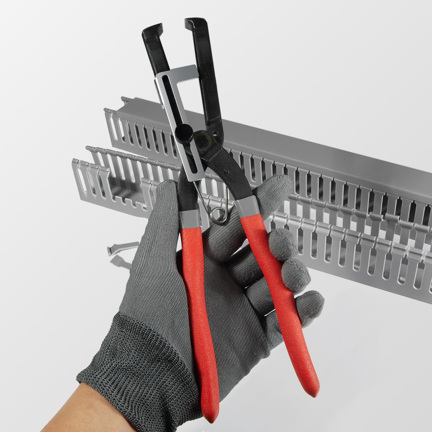 Pinza per Canaline in PVC, Utensili da Elettricista per il Taglio di Canaline in PVC da 85mm (Arancione)
