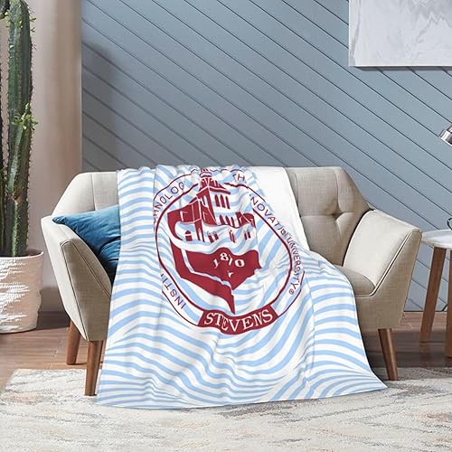 Miniatura 7 de Stevens Institute of Technology. Manta de forro polar, manta de franela de microfibra muy suave para sofá, cálida y acogedora para todas las