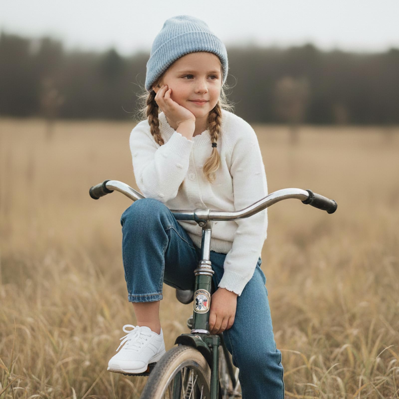 Vestiti caldi della neonata della neonata a maniche lunghe in tinta unita cardigan cappotto lavorato a maglia maglione maglione felpa invernale pullover lavorato a maglia grossa abiti per
