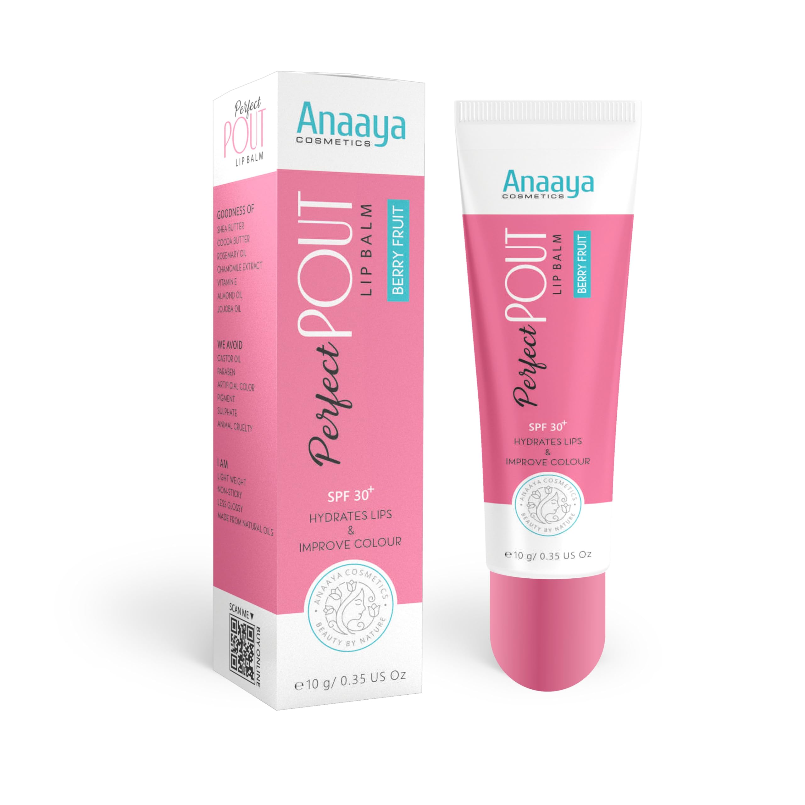 Perfect Pout Lip Balm SPF 30 Enriched with Shea and Cocoa Butter Berry Fruit-image-12