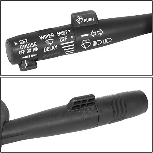 Miniatura 2 de DNA MOTORING Interruptor combinado OEM-SW-0001 compatible con Chevy GMC CK1500 C2500 Suburban 95-99, control de crucero, atenuación HL y señal de