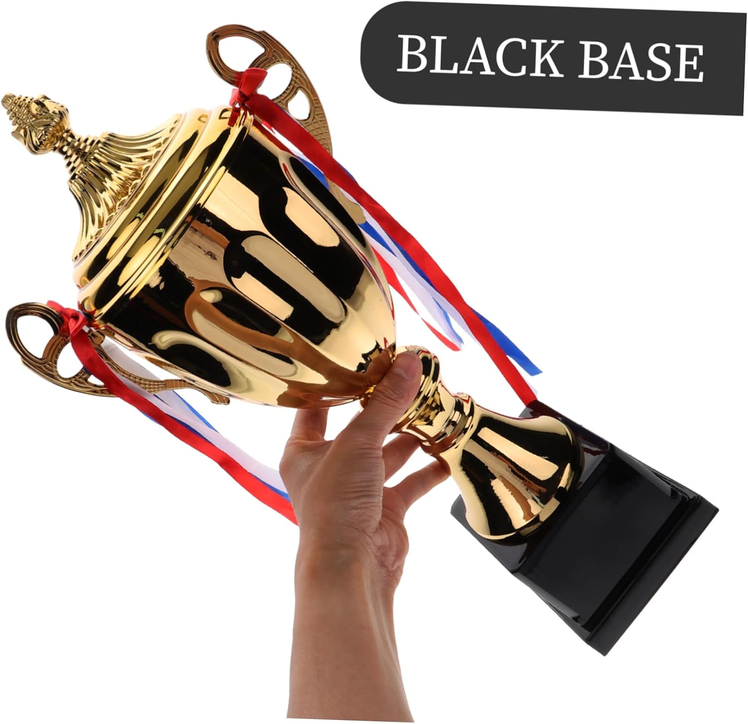 Toyvian Large Trophy Championship Trophy for School Tournament Sports Event Metal Game Reward