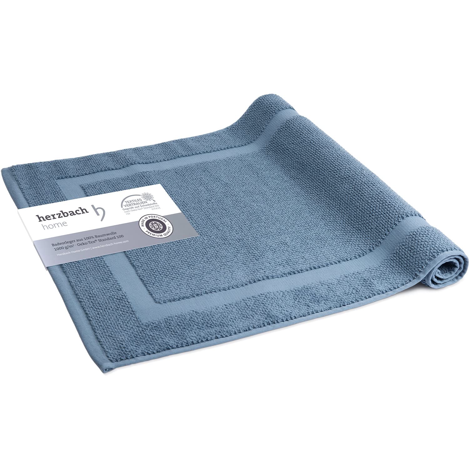 Tapis de Douche Antidérapant 60x60cm, Marine Tapis de Bain Carré en