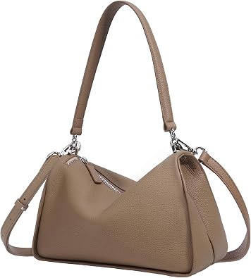 Genuine Leather Purses for Women, Real Leather Womens Shoulder bag Handbag Crossbody Bag Hoho bag