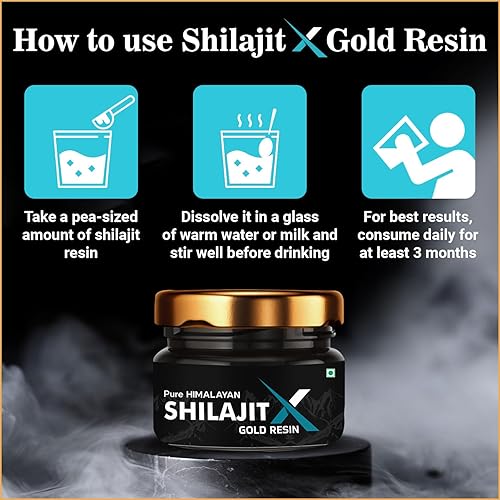 Miniatura 8 de NOTTY BOY Resina pura de oro Shilajit X del Himalaya 0.71 oz - Oro de 24 quilates, más de 80 minerales traza, alto ácido fúlvico, 100% ayurvédico,