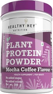 HealthyHey Nutrition Plant Protein Powder, Protein, Low Net Carbs, Non Dairy, Gluten Free, Lactose Free, No Sugar Added, S... Price In India