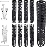 UGarden 19" Expandable Mesh Tree Guards 18-Pack - Heavy Duty Trunk Protectors with Zip Ties & U-Staples for Saplings, Fruit Trees, Animal & Mower Defense