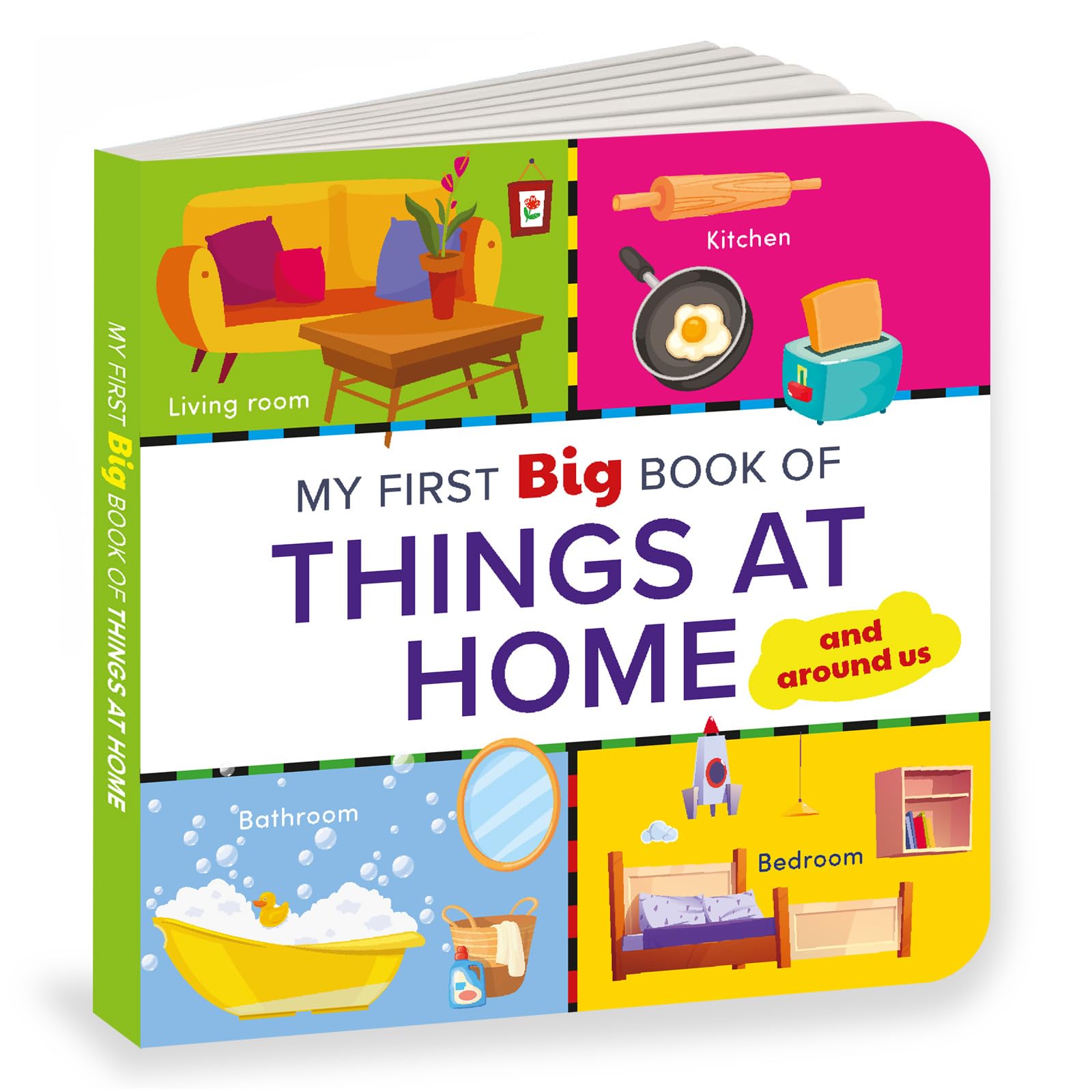 My First Big Book of Things at Home: Illustrated Board Book for Toddlers & Preschool Kids I Learn Everyday Objects at Home and Beyond | Early ... 1+ [Select Learning] (My First Book Series) Board book – Picture Book, 1 May 2024