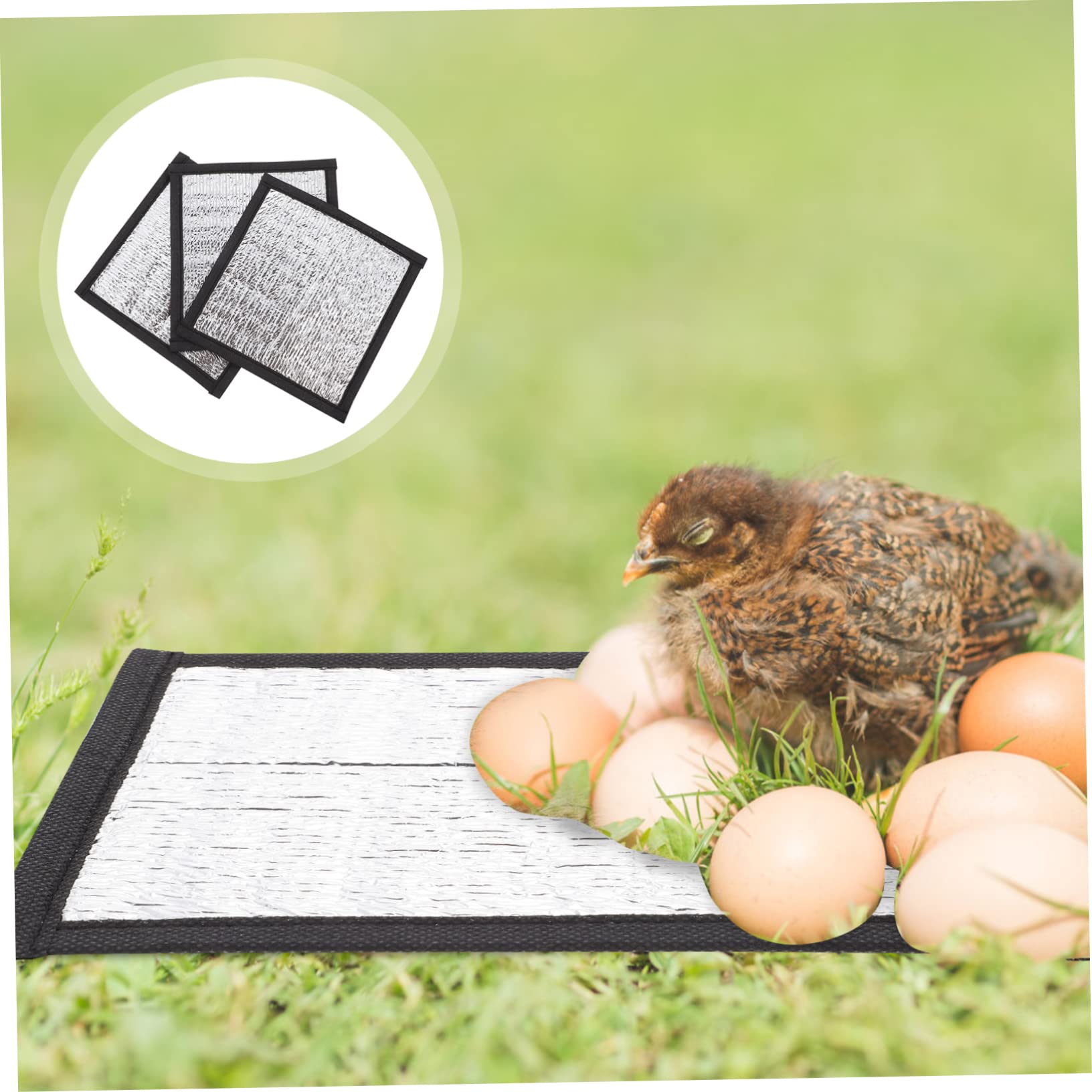 Happyyami Tortoise Warming Pad Reptile Heat Blanket Pet Heating Pad Reflective Film Insulation Pads No Electricity Safe