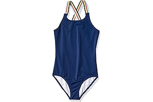 Girls Maggie UPF 50+ Beach Sport Athletic One-Piece Swimsuit