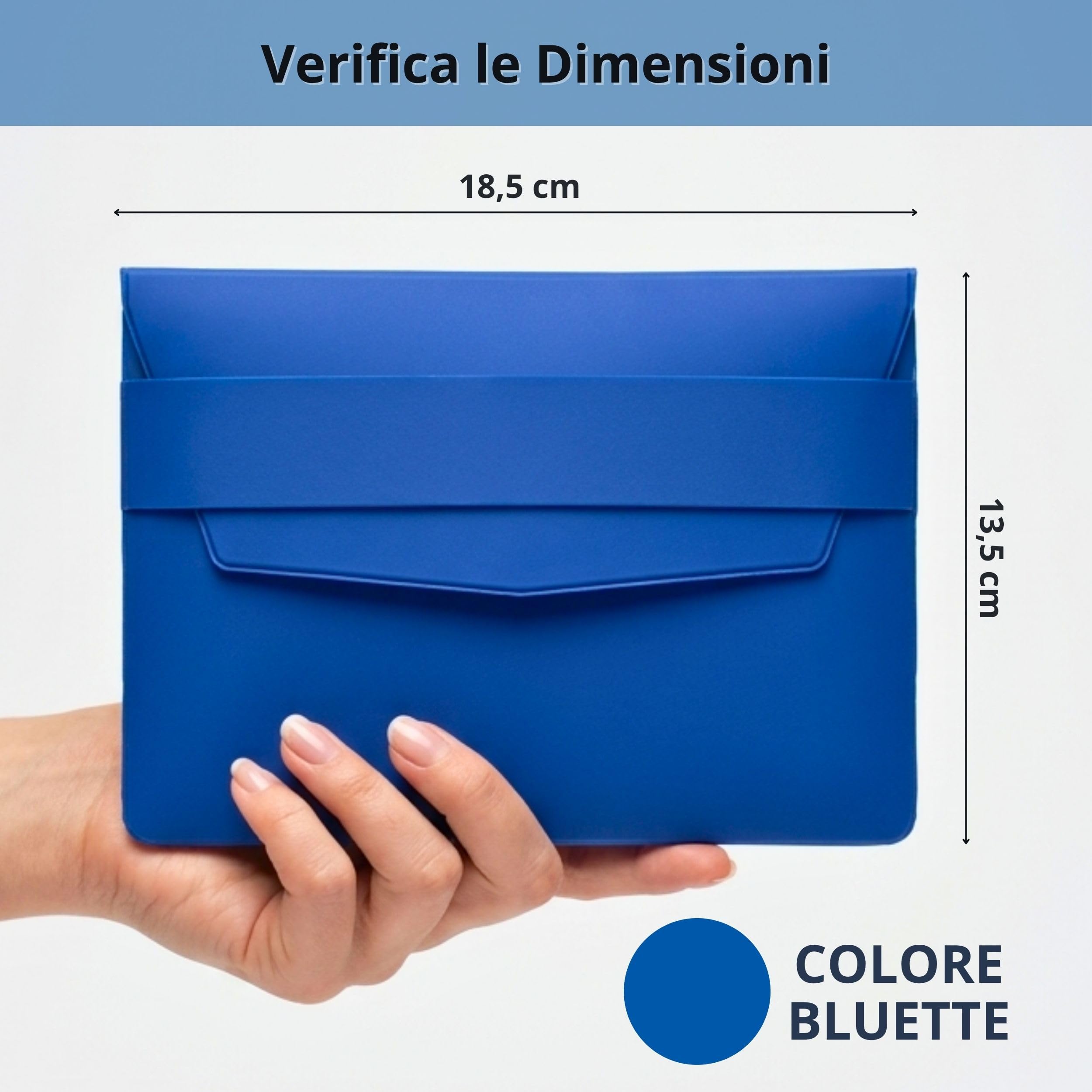 STALIVA 2 Pezzi Porta Documenti Auto Moto, Porta Libretto Auto e Assicurazione, Cartellina Portadocumenti da Viaggio Bluette