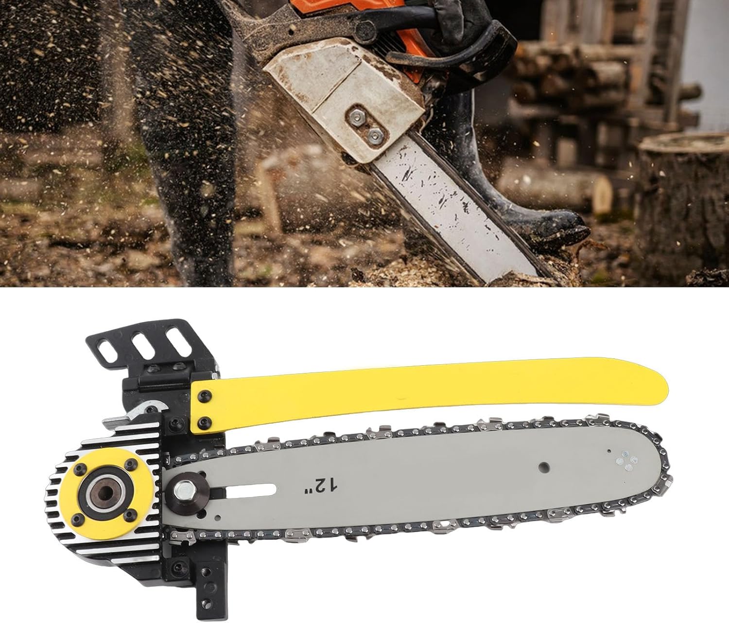 Fafeicy Beam Cutter, Extend Cutting Depth from 2.5 to 12 Inches with 8 Inches Capacity at 45 Degrees, for 7.25 and 8.5 Inch Wormdrive Circular Saw
